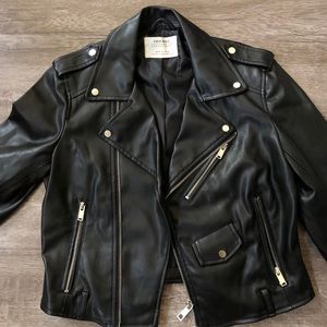 Zara Basics Leather Jacket